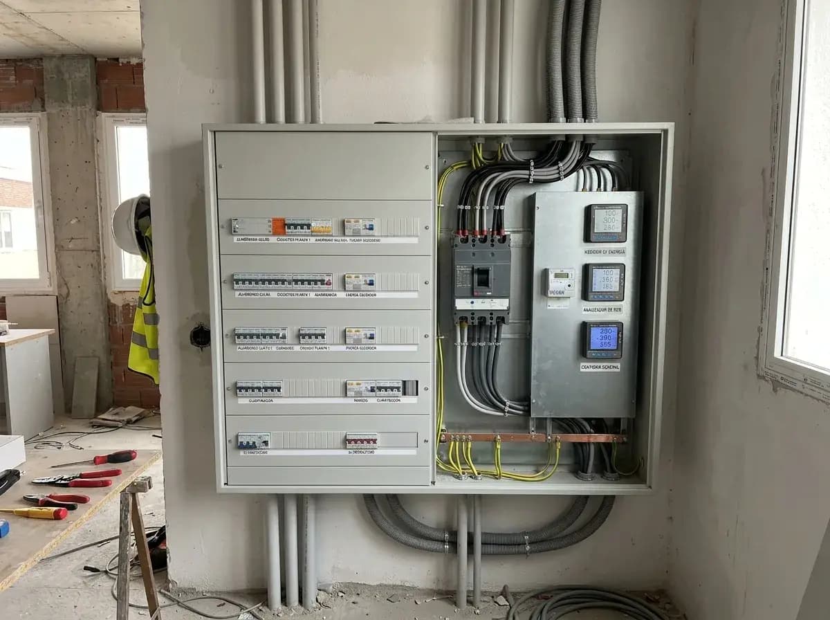Mantenimiento preventivo de cuadro de distribución eléctrica