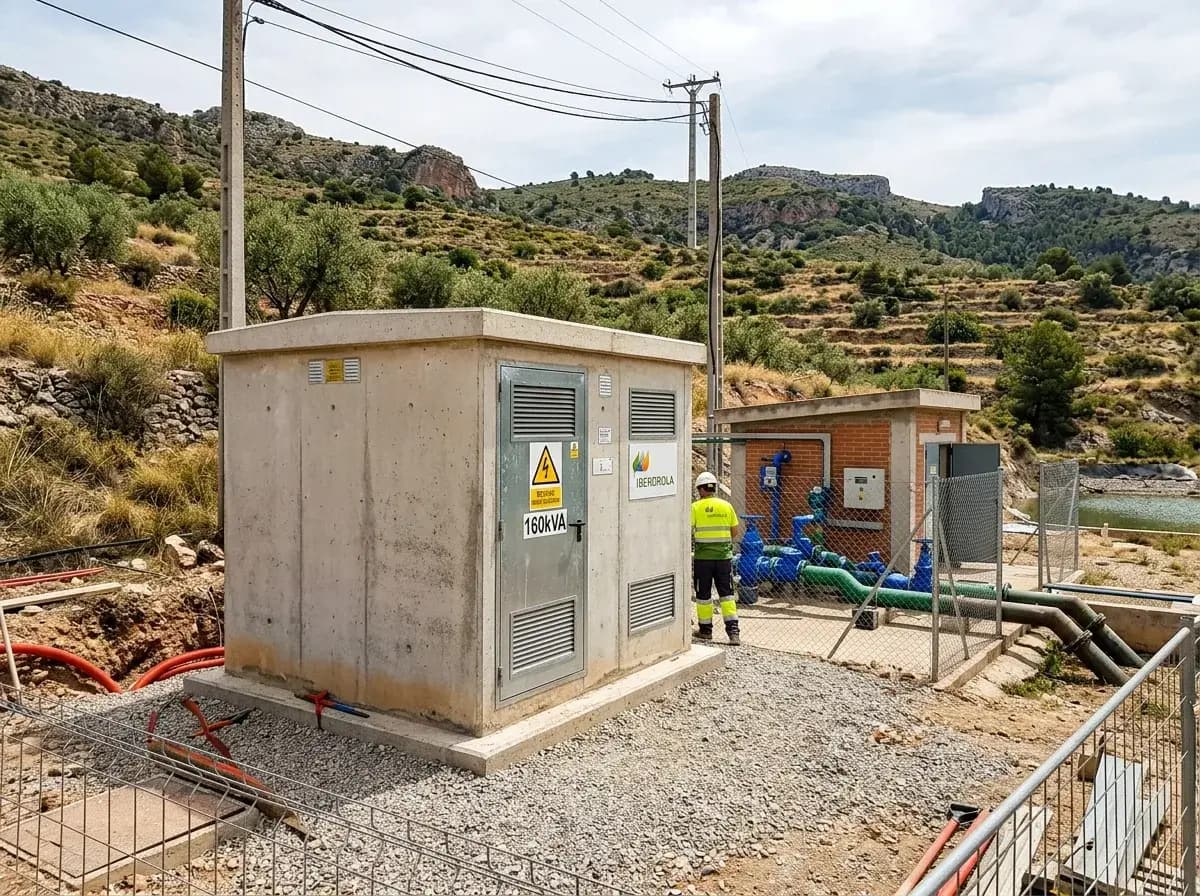 Centro de transformación prefabricado instalado por TVME